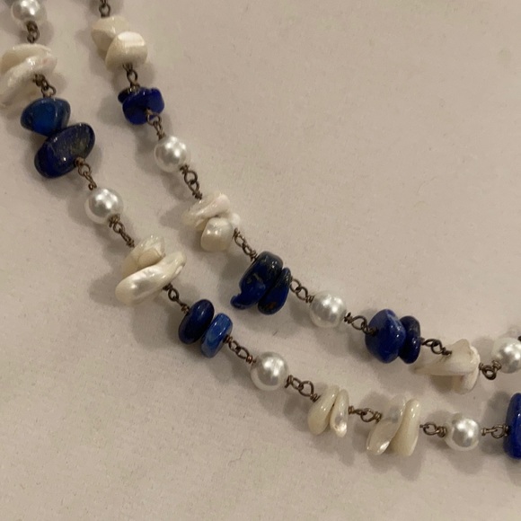 Lapis & Pearls X 2 - Picture 7 of 10
